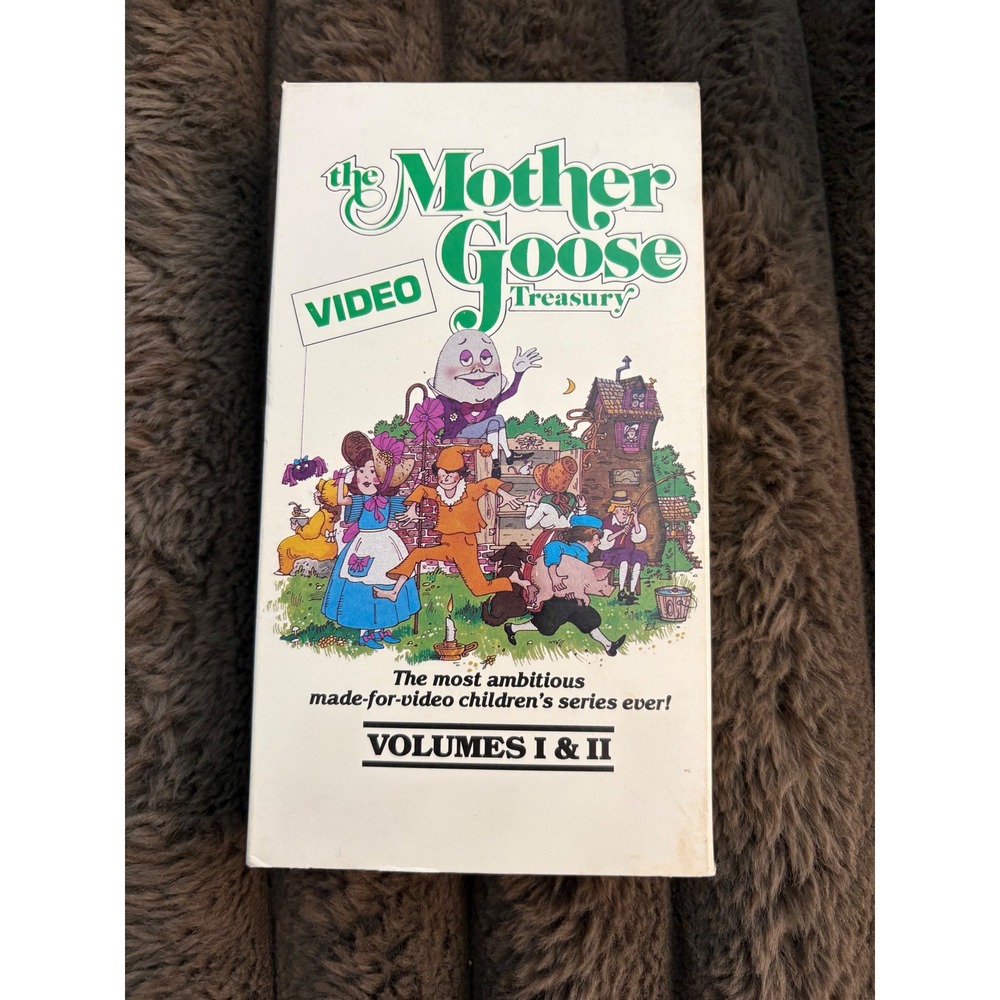 The Mother Goose Video Treasury Volumes I & II VHS Tape‎ 1987